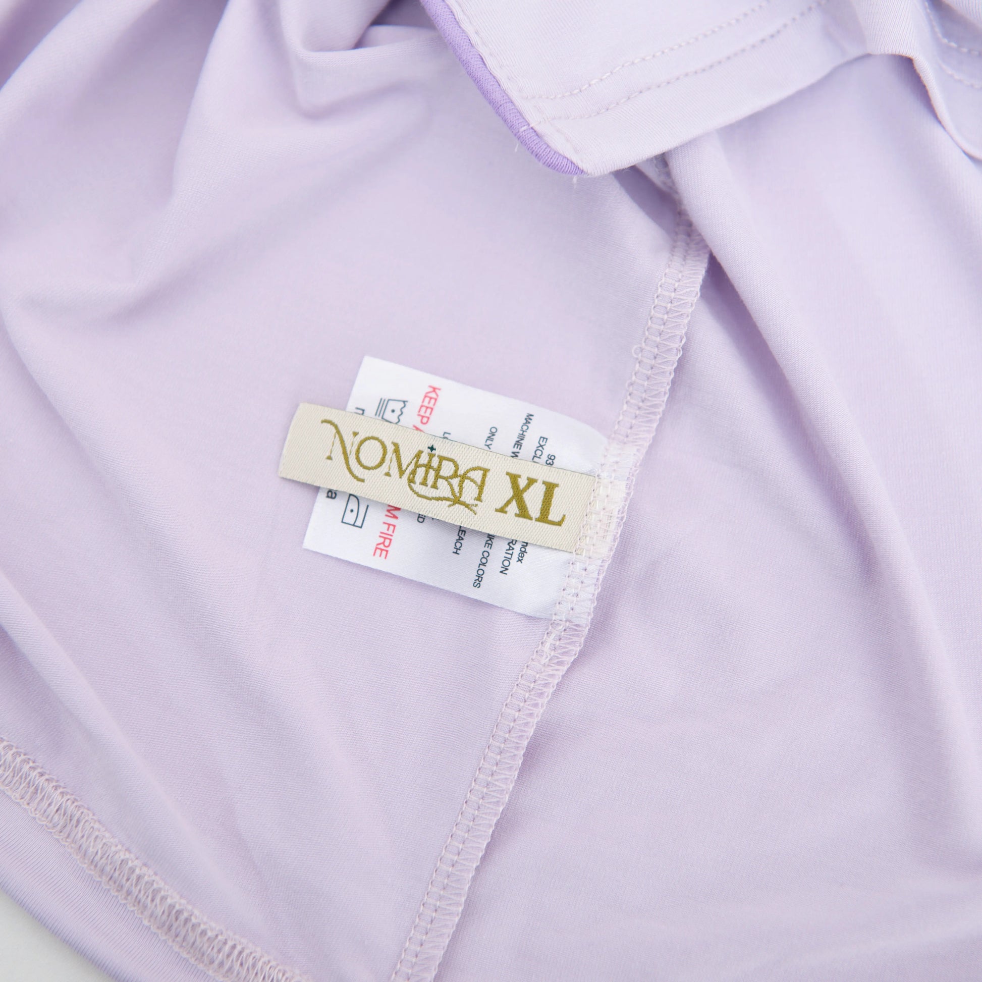 Nomira Lilac Twilight - Lavender Solid Pyjama Set - Nomira