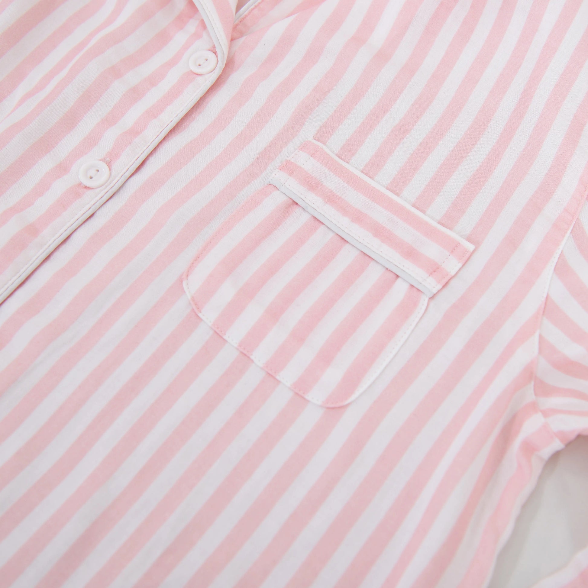 Nomira Cotton Candy Dream - Pink Stripe Pyjama Set - Nomira