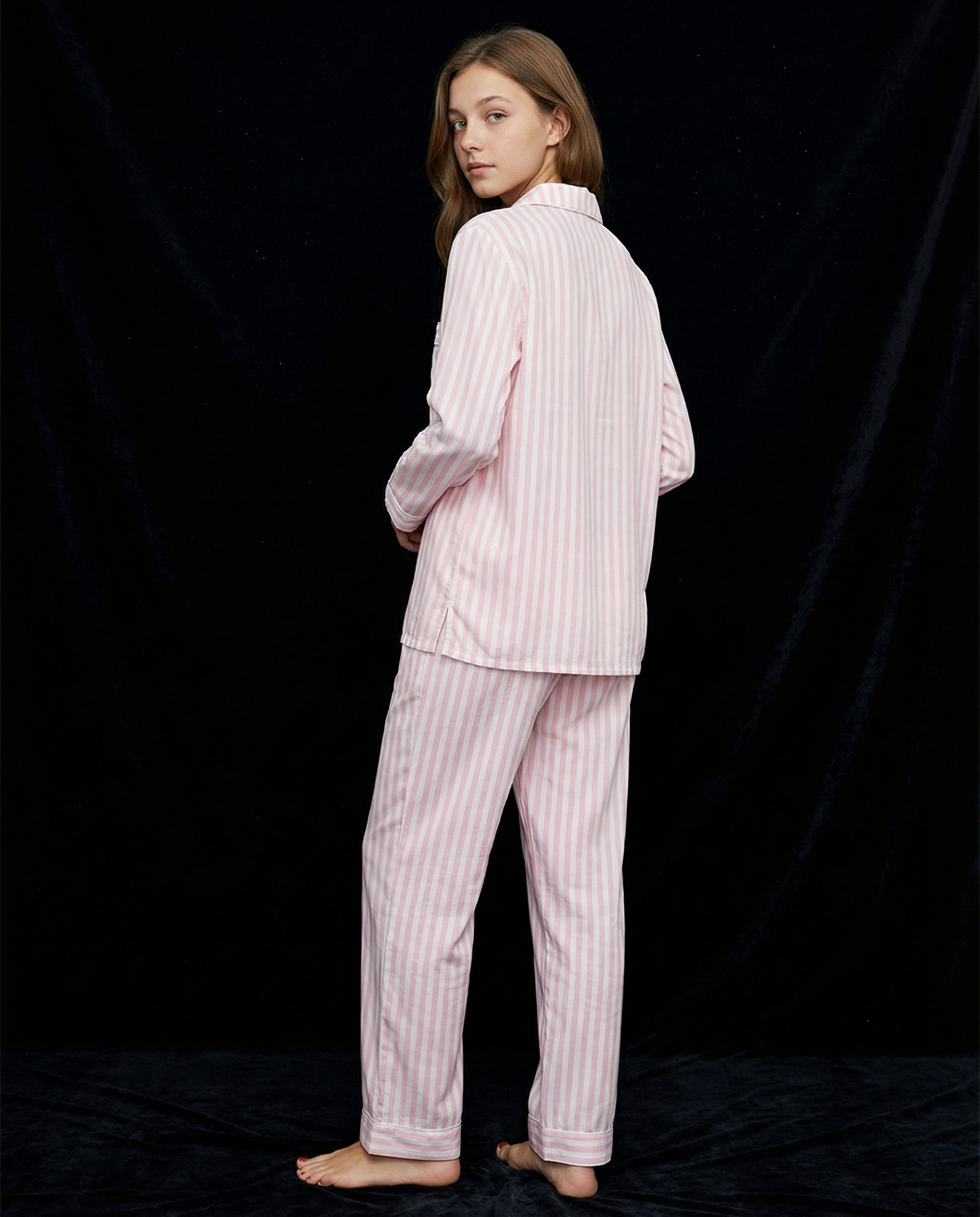 Cotton Candy Dream - Pink Stripe Pyjama Set