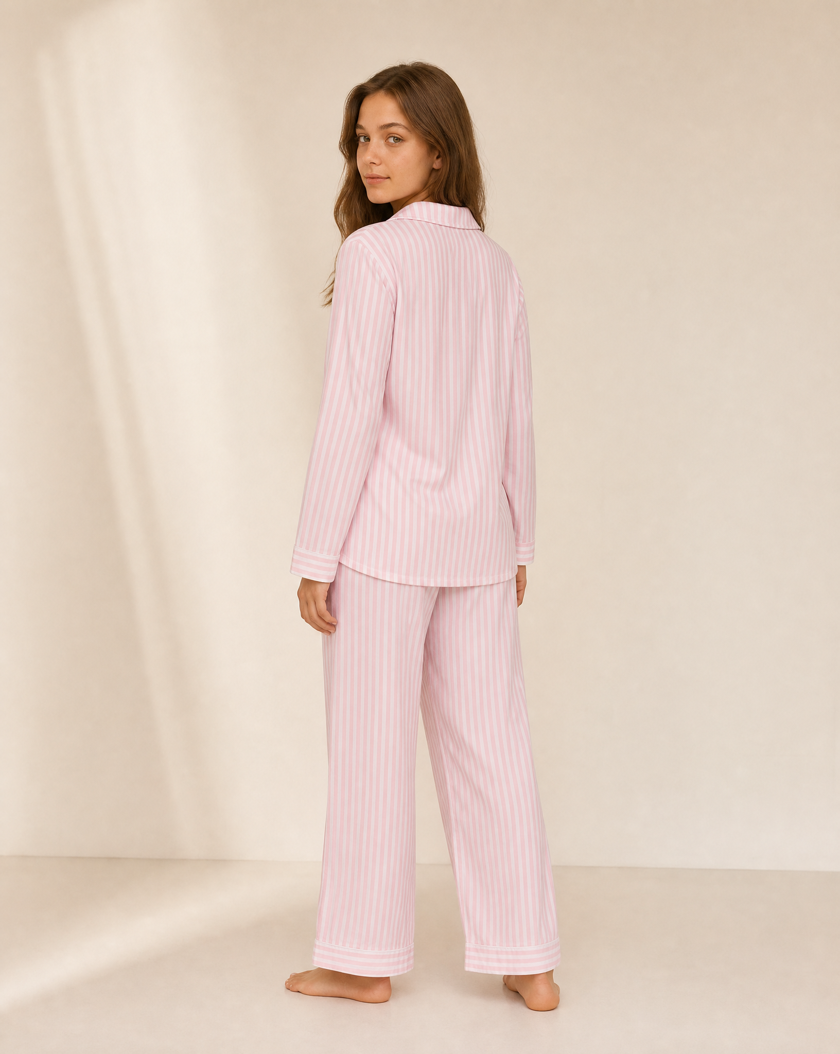 Cotton Candy Dream - Pink Stripe Pyjama Set
