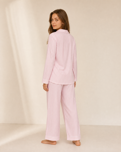 Cotton Candy Dream - Pink Stripe Pyjama Set