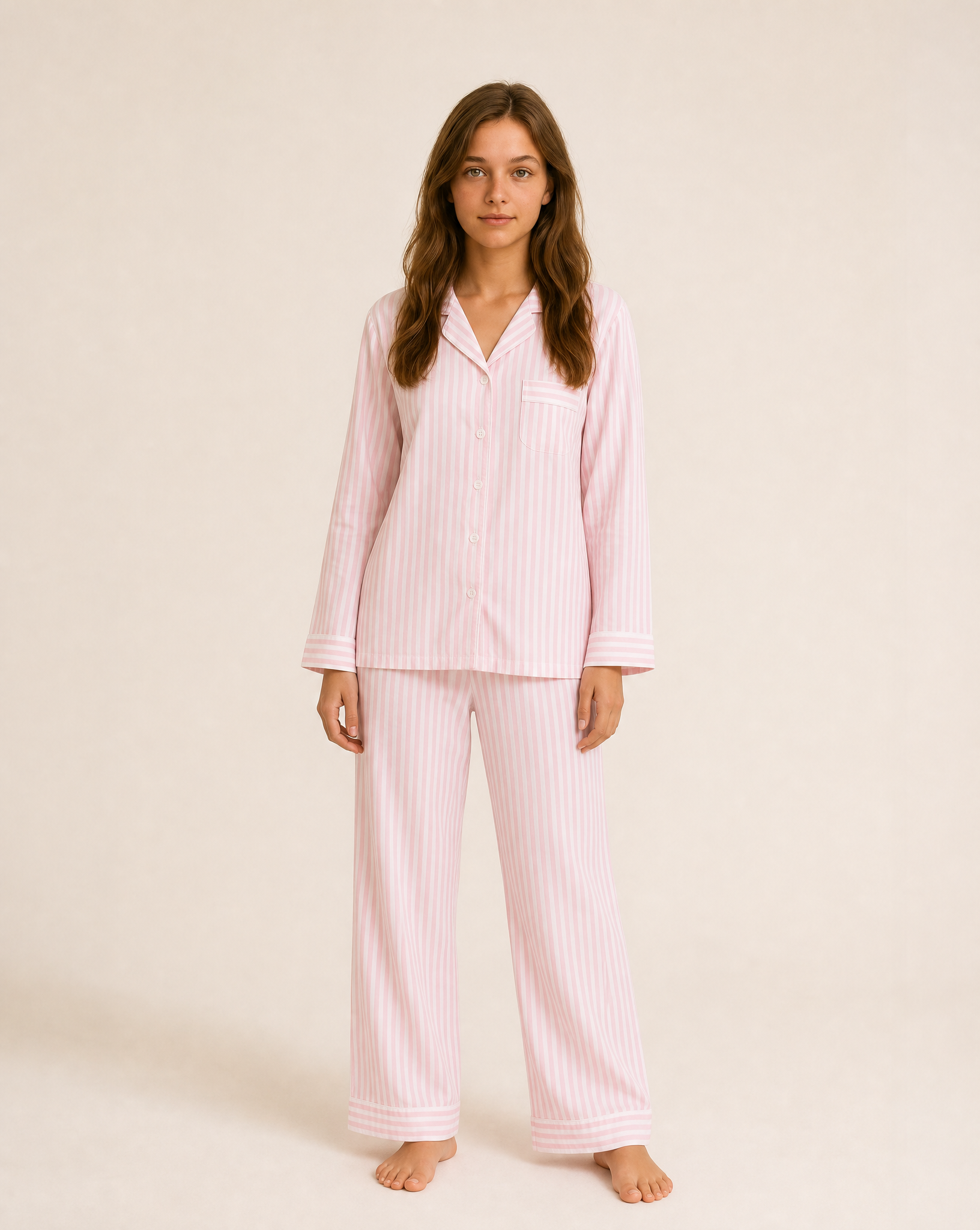 Cotton Candy Dream - Pink Stripe Pyjama Set