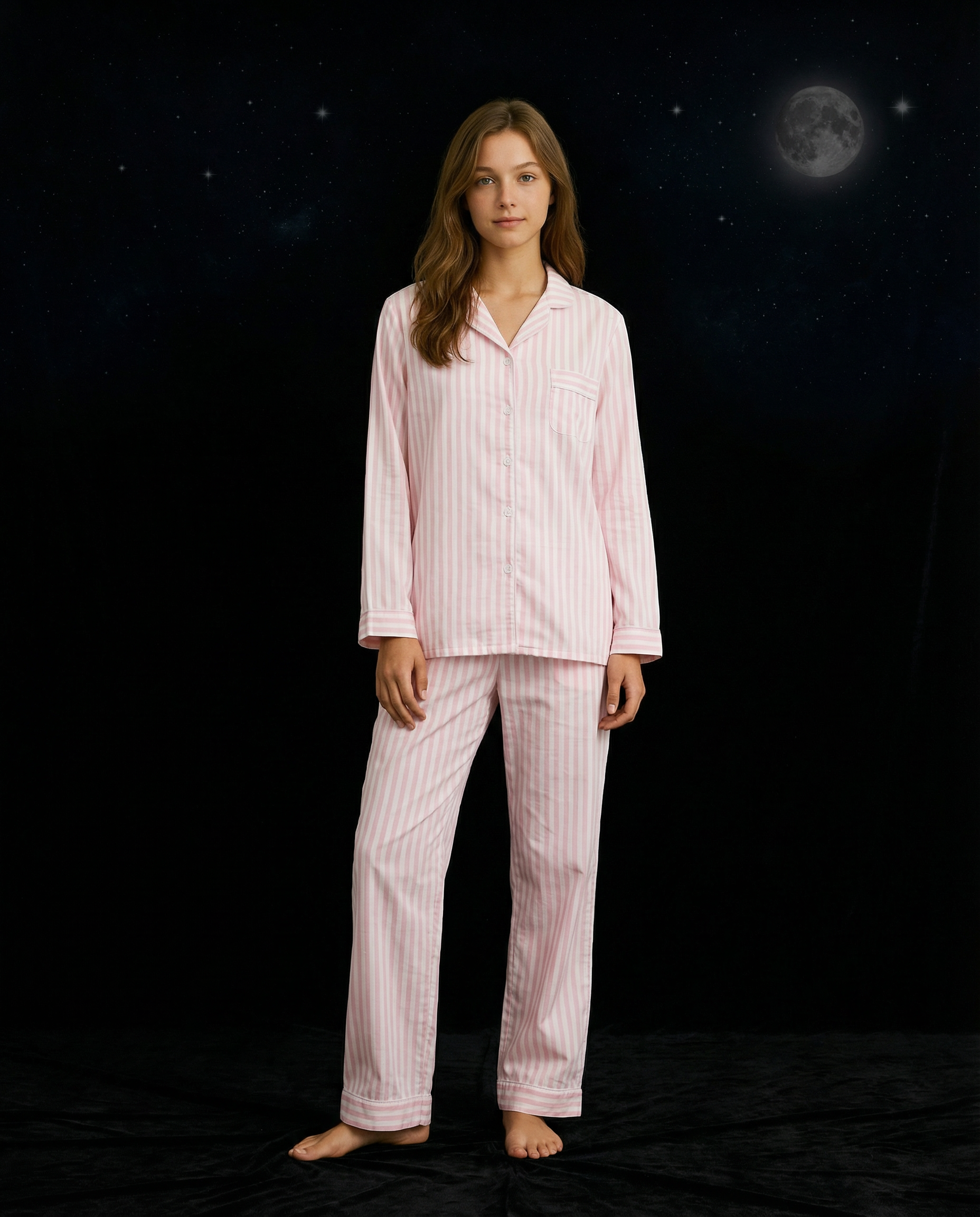 Cotton Candy Dream - Pink Stripe Pyjama Set