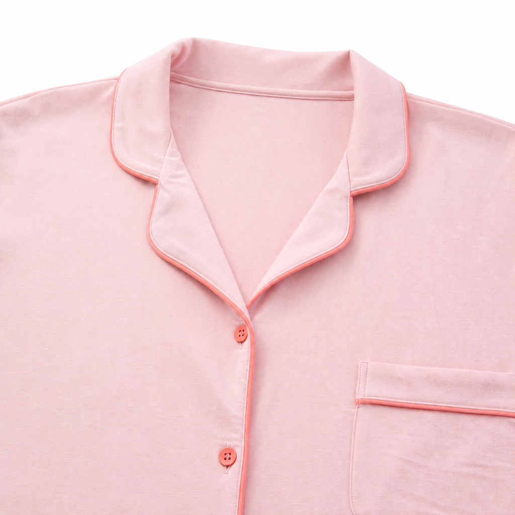 Peach Meadow - Peach Solid Pyjama Set