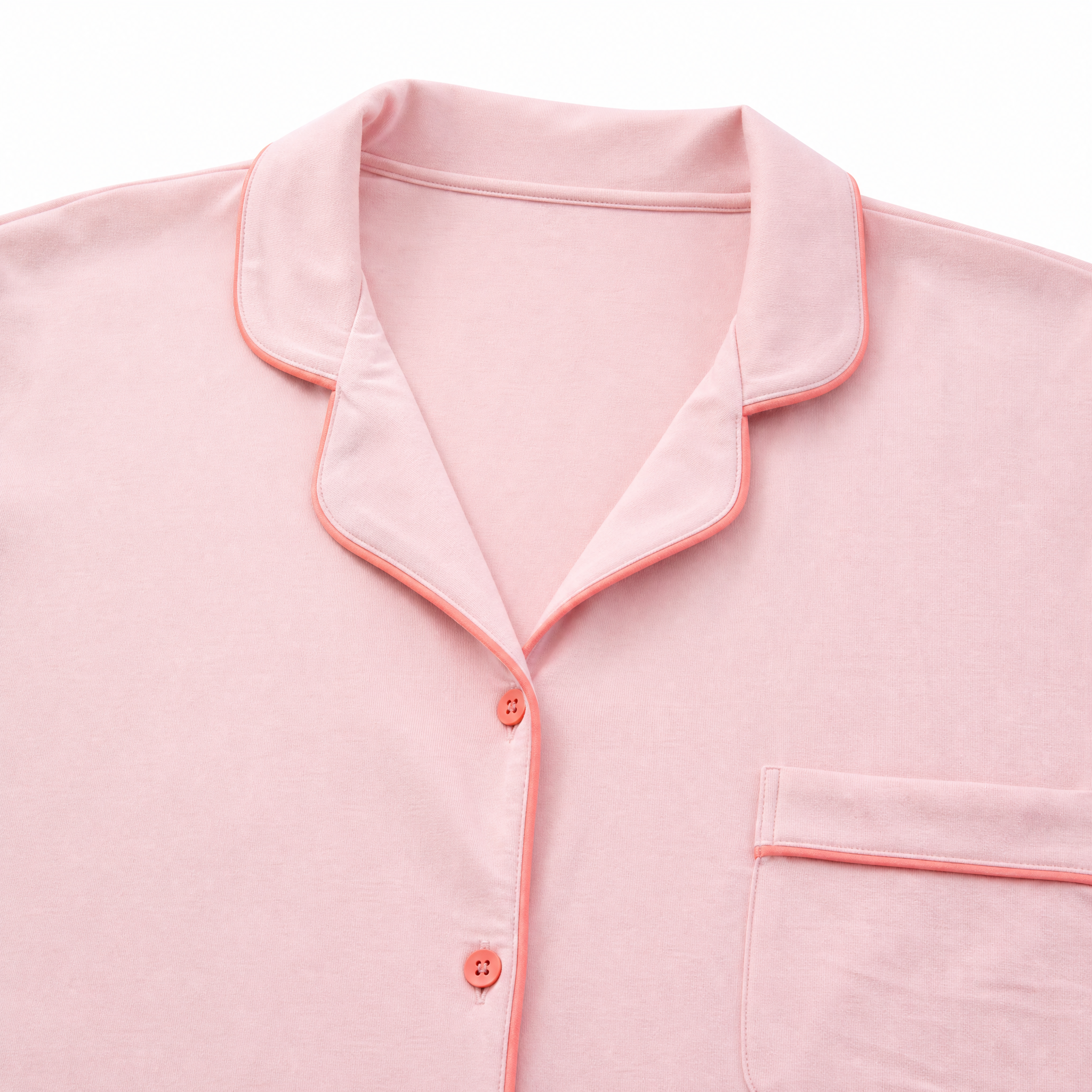 Peach Meadow - Peach Solid Pyjama Set