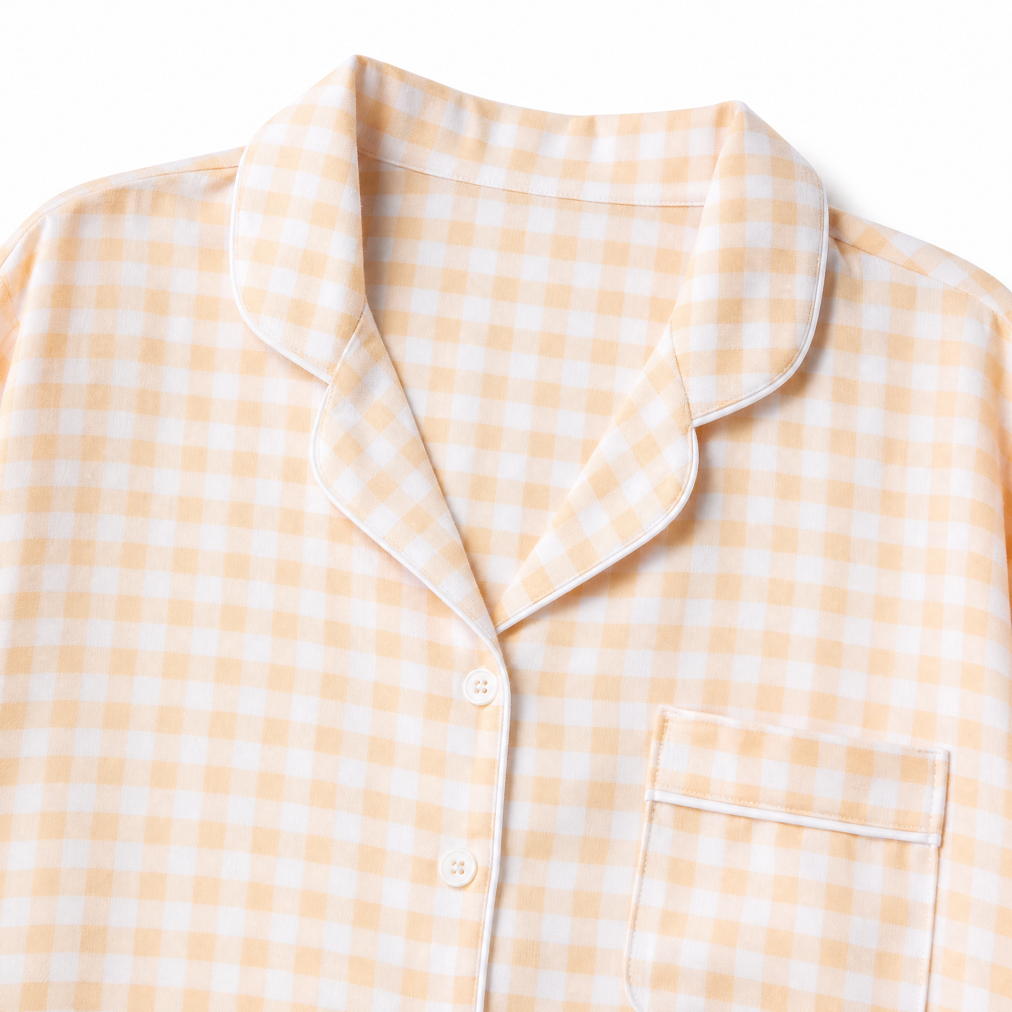 Golden Dawn - Yellow Check Pyjama Set
