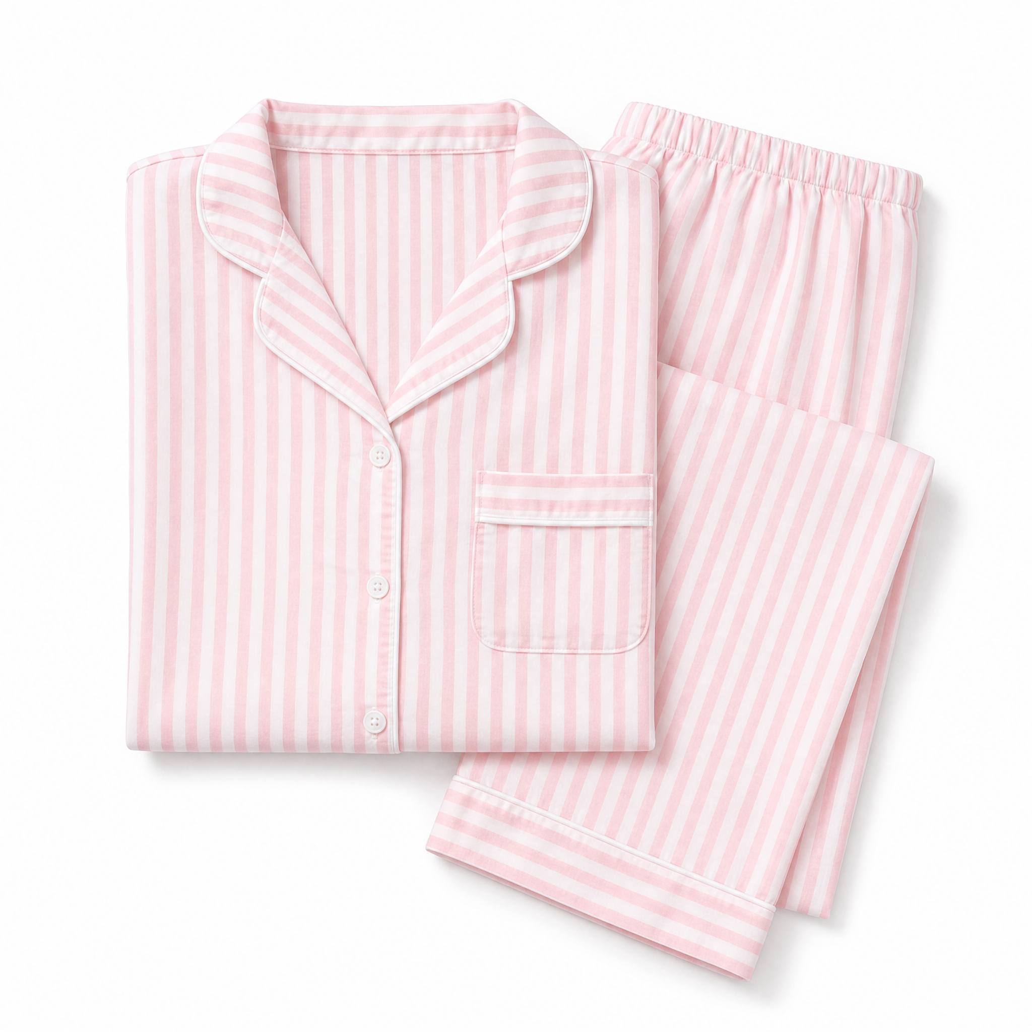 Cotton Candy Dream - Pink Stripe Pyjama Set